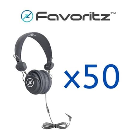 Ezgeneration Favoritz TRRS Headset with In-Line Microphone, 50PK EZ3521667